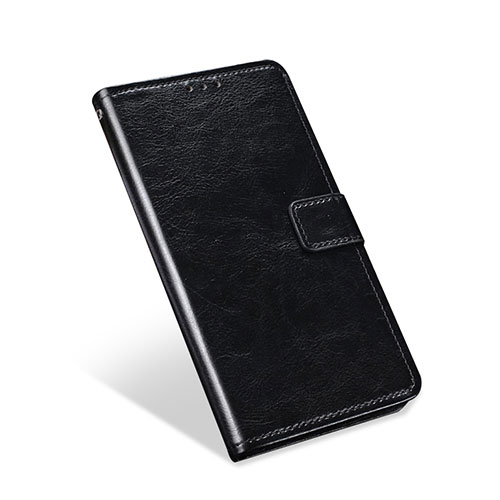 Leather Case Stands Flip Cover L01 Holder for Blackberry KEYone Black