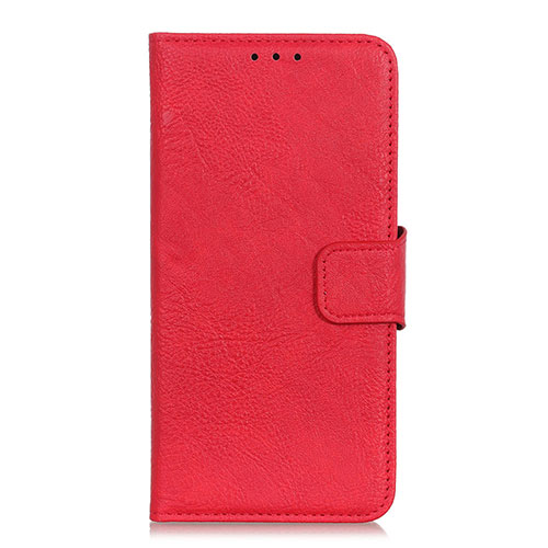 Leather Case Stands Flip Cover L01 Holder for HTC Desire 19 Plus Red