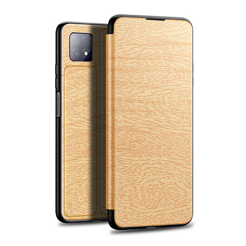 Leather Case Stands Flip Cover L01 Holder for Huawei Enjoy 20 5G Gold