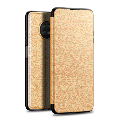 Leather Case Stands Flip Cover L01 Holder for Huawei Enjoy 20 Plus 5G Gold