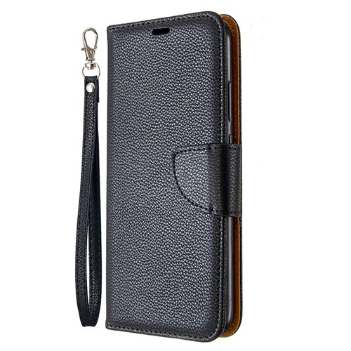 Leather Case Stands Flip Cover L01 Holder for Huawei Honor 9C Black