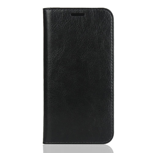 Leather Case Stands Flip Cover L01 Holder for Huawei Honor Play 8 Black