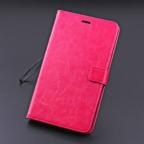 Leather Case Stands Flip Cover L01 Holder for Huawei MediaPad X2 Hot Pink