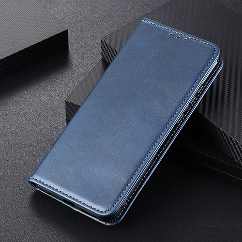 Leather Case Stands Flip Cover L01 Holder for Huawei P Smart (2020) Blue
