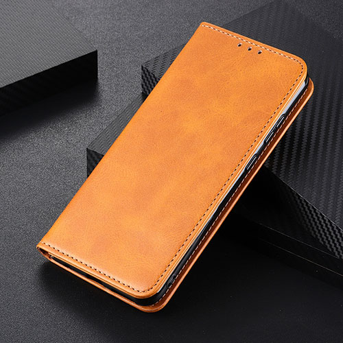 Leather Case Stands Flip Cover L01 Holder for Huawei P Smart (2020) Orange