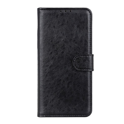 Leather Case Stands Flip Cover L01 Holder for LG K51 Black