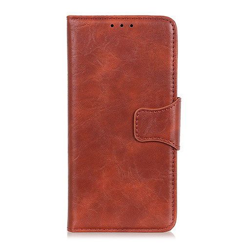 Leather Case Stands Flip Cover L01 Holder for Motorola Moto G Stylus Brown