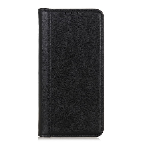 Leather Case Stands Flip Cover L01 Holder for Motorola Moto G9 Plus Black