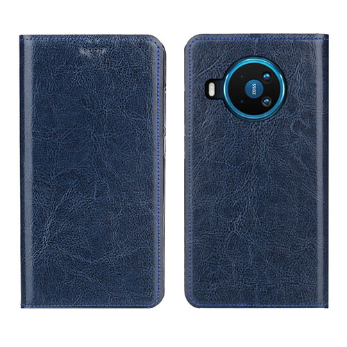 Leather Case Stands Flip Cover L01 Holder for Nokia 8.3 5G Blue