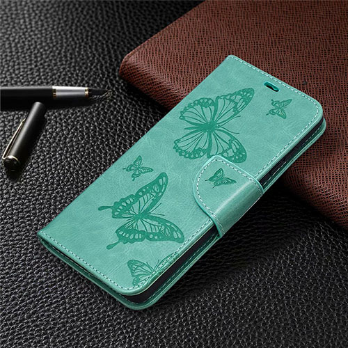 Leather Case Stands Flip Cover L01 Holder for Samsung Galaxy S20 FE 5G Matcha Green