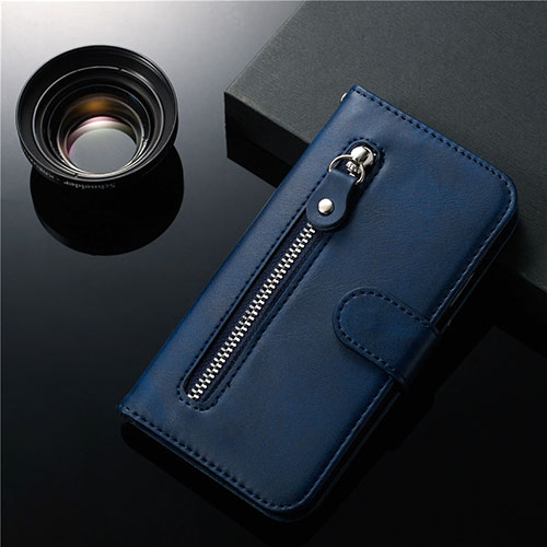 Leather Case Stands Flip Cover L01 Holder for Samsung Galaxy S20 Plus 5G Blue