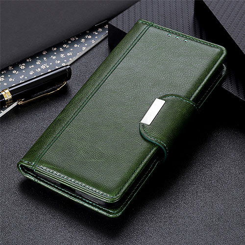Leather Case Stands Flip Cover L01 Holder for Samsung Galaxy S30 Plus 5G Green