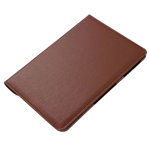 Leather Case Stands Flip Cover L01 Holder for Samsung Galaxy Tab S6 Lite 10.4 SM-P610 Brown