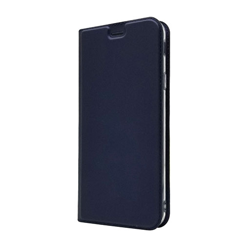 Leather Case Stands Flip Cover L01 Holder for Sony Xperia 10 Blue