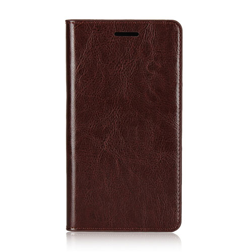 Leather Case Stands Flip Cover L01 Holder for Sony Xperia XZ2 Premium Brown