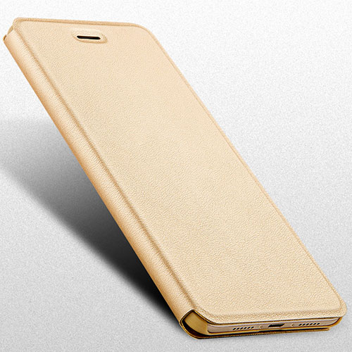 Leather Case Stands Flip Cover L02 for Huawei Honor V9 Play Gold