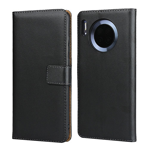 Leather Case Stands Flip Cover L02 for Huawei Mate 30 5G Black