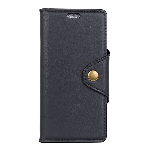Leather Case Stands Flip Cover L02 Holder for Asus ZenFone Live L1 ZA550KL Black