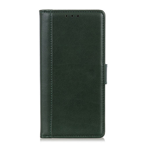 Leather Case Stands Flip Cover L02 Holder for BQ Vsmart Active 1 Green