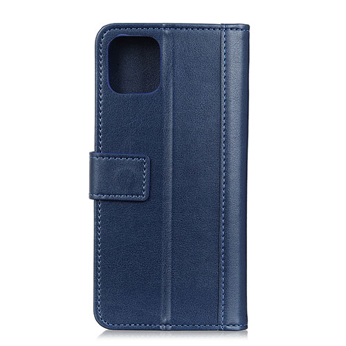 Leather Case Stands Flip Cover L02 Holder for Google Pixel 4 Blue