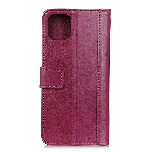 Leather Case Stands Flip Cover L02 Holder for Google Pixel 4 Red