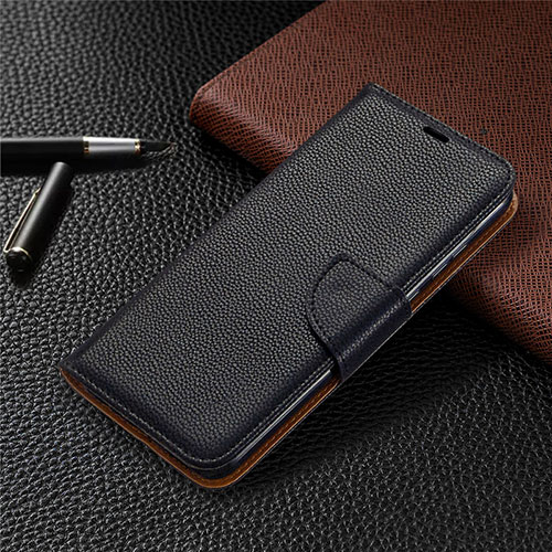 Leather Case Stands Flip Cover L02 Holder for Huawei Honor 9A Black