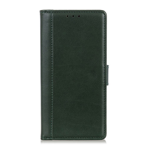 Leather Case Stands Flip Cover L02 Holder for OnePlus 7T Green