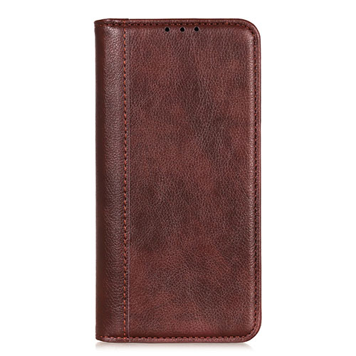 Leather Case Stands Flip Cover L02 Holder for Oppo A32 Brown