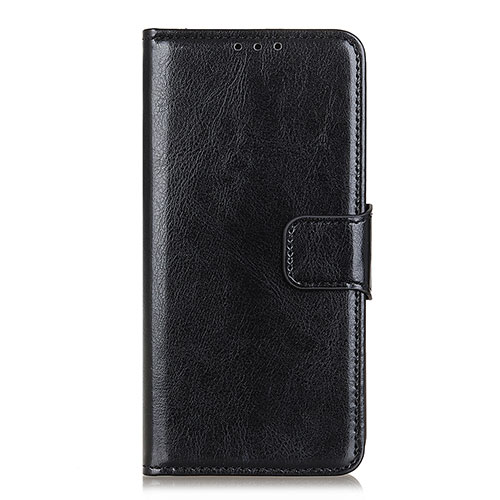 Leather Case Stands Flip Cover L02 Holder for Oppo Reno4 4G Black