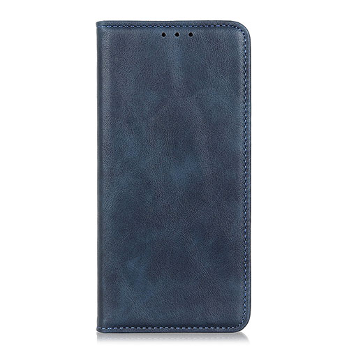 Leather Case Stands Flip Cover L02 Holder for Samsung Galaxy A01 Core Blue