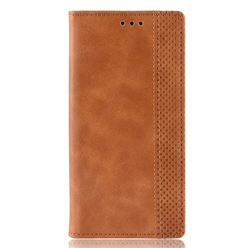 Leather Case Stands Flip Cover L02 Holder for Samsung Galaxy M21 Orange