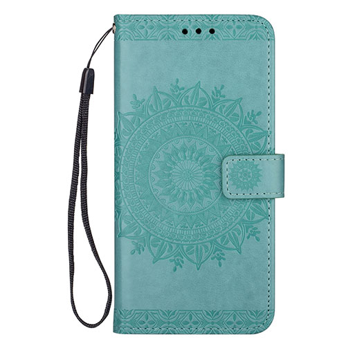 Leather Case Stands Flip Cover L02 Holder for Samsung Galaxy S20 Green