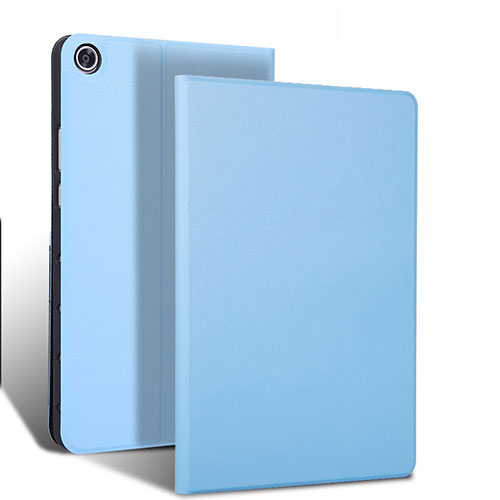 Leather Case Stands Flip Cover L02 Holder for Samsung Galaxy Tab S5e Wi-Fi 10.5 SM-T720 Blue