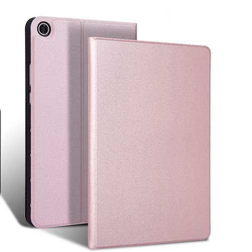 Leather Case Stands Flip Cover L02 Holder for Samsung Galaxy Tab S5e Wi-Fi 10.5 SM-T720 Rose Gold