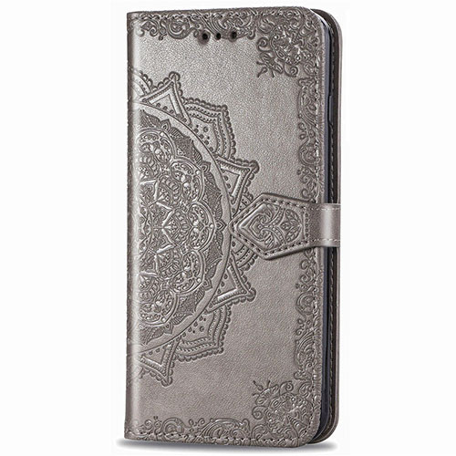 Leather Case Stands Flip Cover L02 Holder for Samsung Galaxy XCover Pro Gray