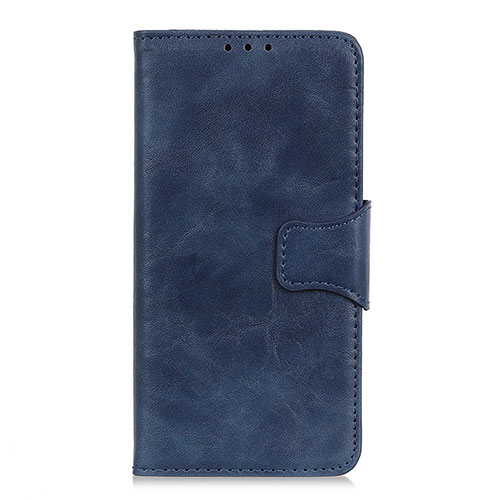 Leather Case Stands Flip Cover L02 Holder for Sony Xperia 8 Blue