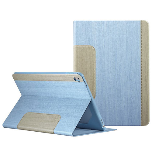 Leather Case Stands Flip Cover L03 for Apple iPad Pro 9.7 Sky Blue