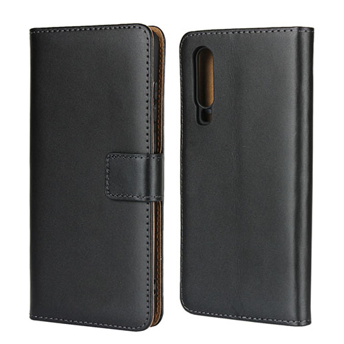 Leather Case Stands Flip Cover L03 for Huawei P30 Black