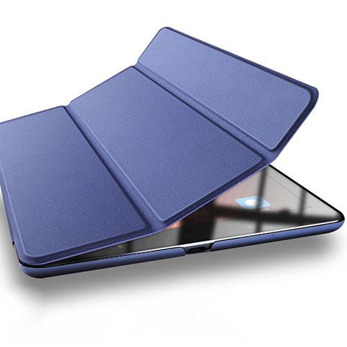 Leather Case Stands Flip Cover L03 for Xiaomi Mi Pad 2 Blue