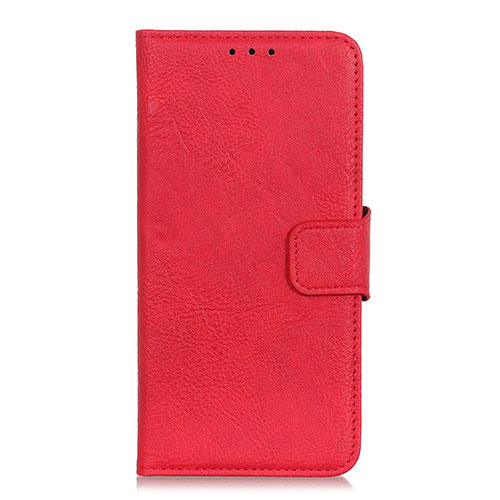 Leather Case Stands Flip Cover L03 Holder for Alcatel 3L Red