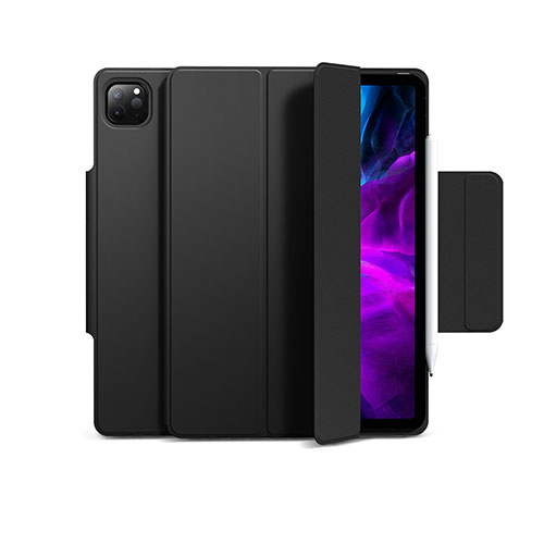 Leather Case Stands Flip Cover L03 Holder for Apple iPad Pro 11 (2020) Black