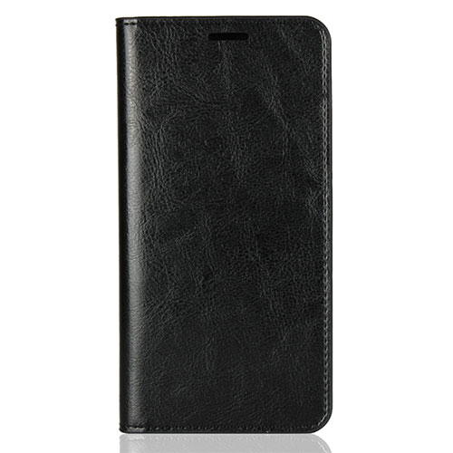 Leather Case Stands Flip Cover L03 Holder for Huawei Enjoy 8 Plus Black