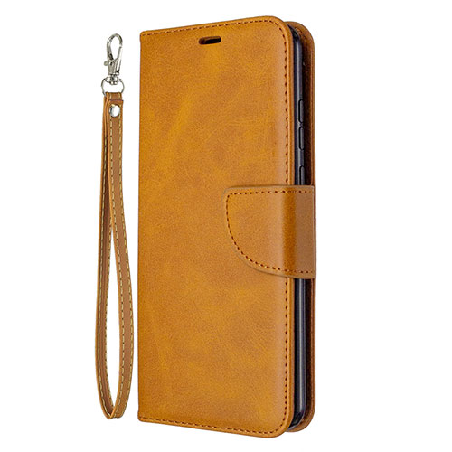 Leather Case Stands Flip Cover L03 Holder for Huawei Honor 9A Orange