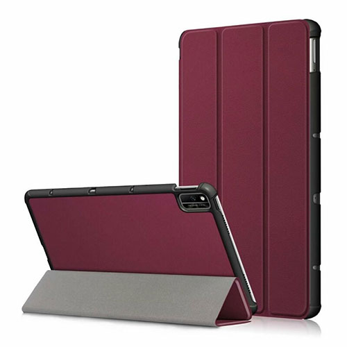 Leather Case Stands Flip Cover L03 Holder for Huawei Honor Pad V6 10.4 Red Wine