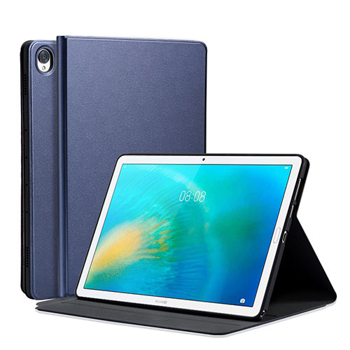 Leather Case Stands Flip Cover L03 Holder for Huawei MatePad 10.8 Blue