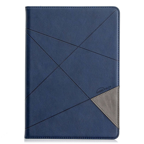 Leather Case Stands Flip Cover L03 Holder for Huawei MediaPad X2 Blue