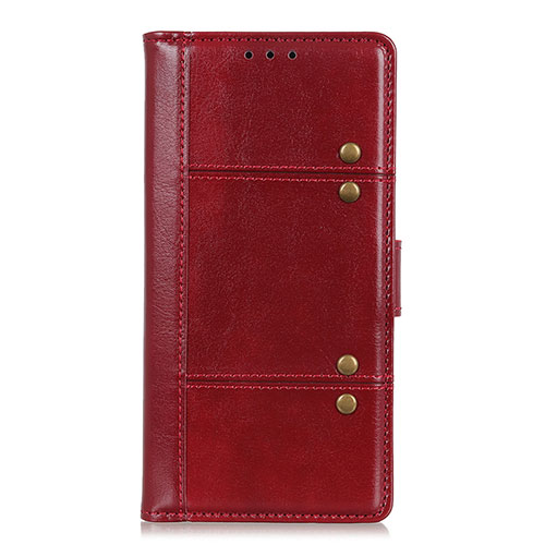 Leather Case Stands Flip Cover L03 Holder for Huawei Nova 8 SE 5G Red
