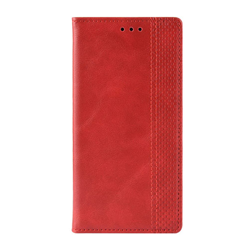 Leather Case Stands Flip Cover L03 Holder for Motorola Moto G9 Play Red