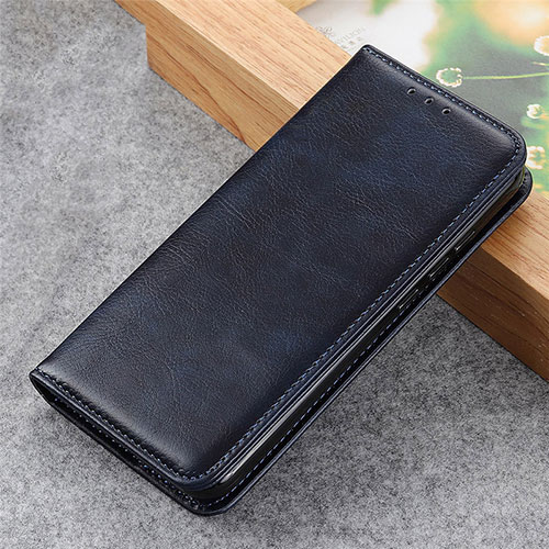 Leather Case Stands Flip Cover L03 Holder for Oppo Find X3 Neo 5G Blue