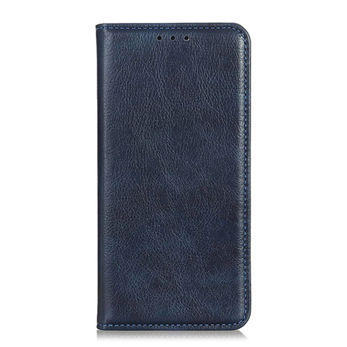 Leather Case Stands Flip Cover L03 Holder for Oppo Reno4 Pro 4G Blue